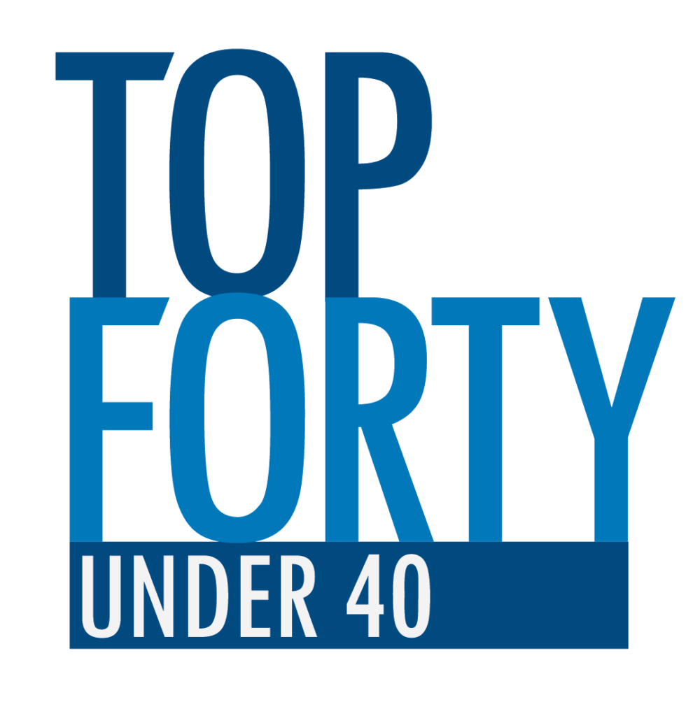 Top 40 Under 40 logo